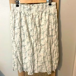 Mikarose Pleated Midi Skirt.